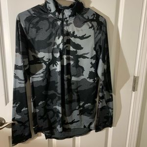 black and grey athletic wear